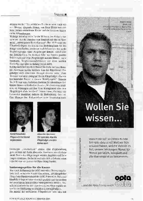 Vorschauseite 2: Vom Pizza-Service lernen. Szenarien für die Zukunft der Pflege