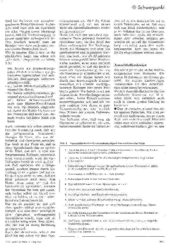 Vorschauseite 3: Ambulantes Operieren aus kinderchirurgischer Sicht