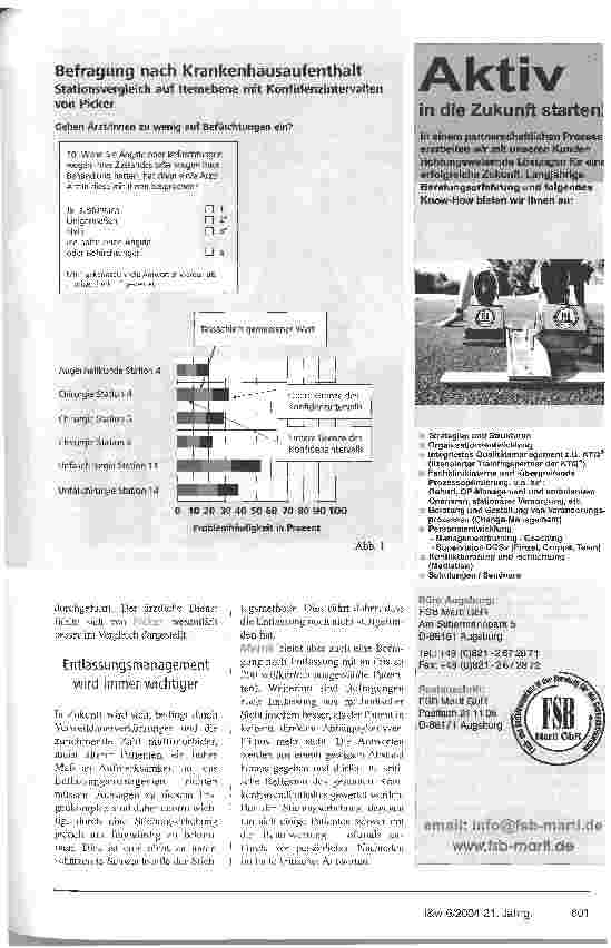 Vorschauseite 1: Patientenbefragungen: aber welche?