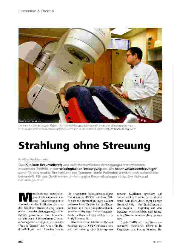 Vorschauseite 1: Strahlung ohne Streuung