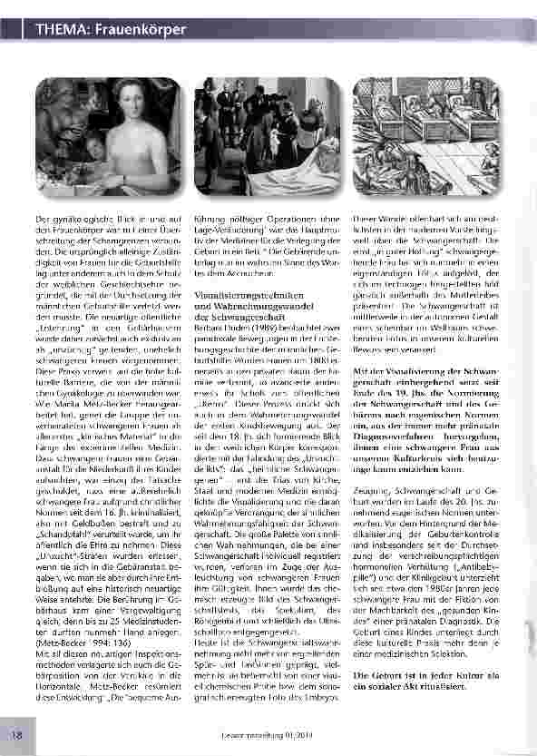 Vorschauseite 3: Geburtsgeschichte als Körperund Kulturgeschichte