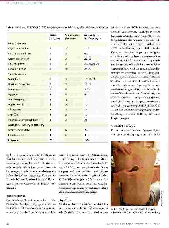 Vorschauseite 5: Die Auswirkung der Hubfreien Mobilisation auf die pulmonale Leistungsfähigkeit und Lebensqualität bei Patienten mit COPD Grad III—IV