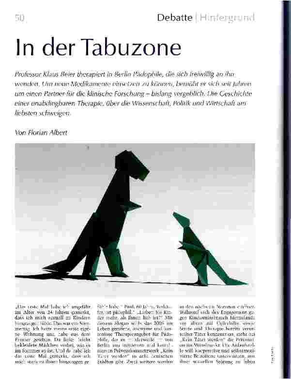 Vorschauseite 1: In der Tabuzone