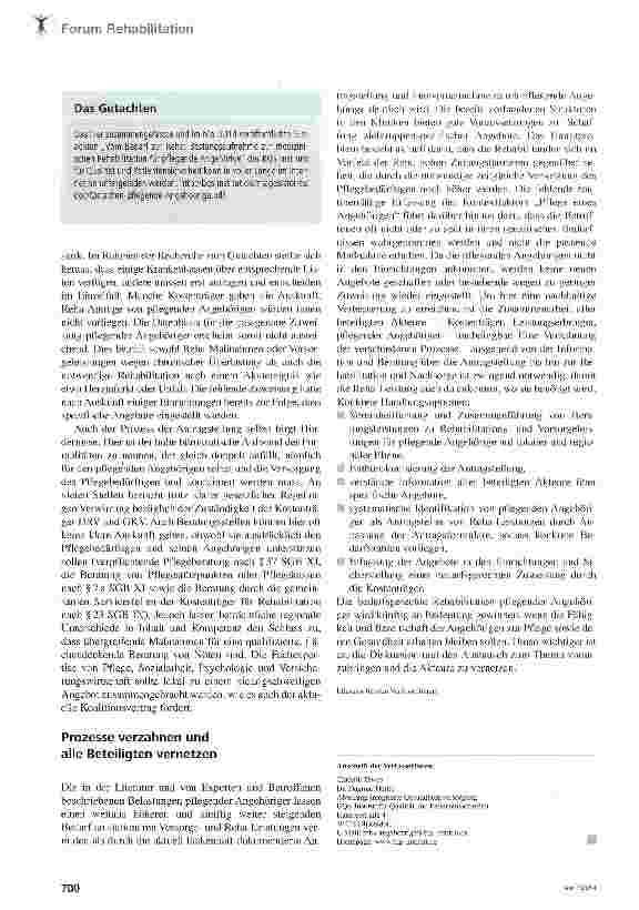Vorschauseite 3: Zeit für Reha