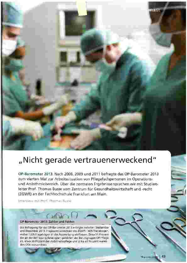 Vorschauseite 1: Nicht gerade vertrauenerweckend