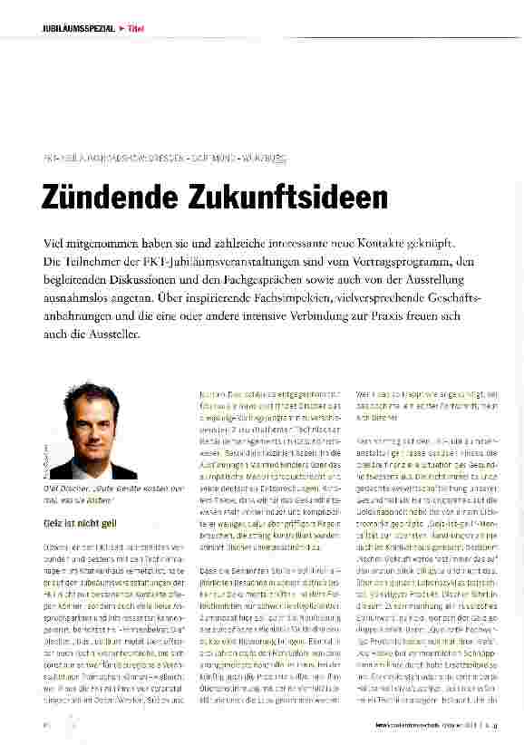 Vorschauseite 1: Zündende Zukunftsideen