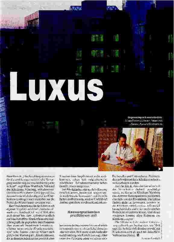 Vorschauseite 2: Privat bezahlter Luxus