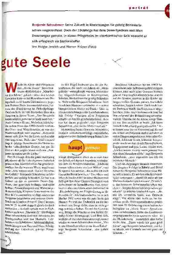 Vorschauseite 2: Die gute Seele