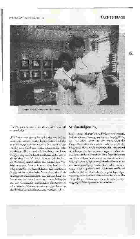 Vorschauseite 6: Geriatrische AssessmentverfahrenALS INSTRUMENT DER PFLEGEVERSORGUNG ÄLTERER MENSCHEN