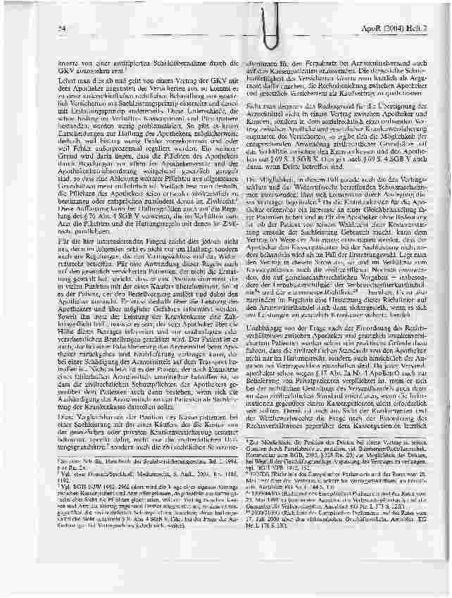 Vorschauseite 2: Versandhandel mit Arzneimitteln aus zivilrechtlicher Sicht