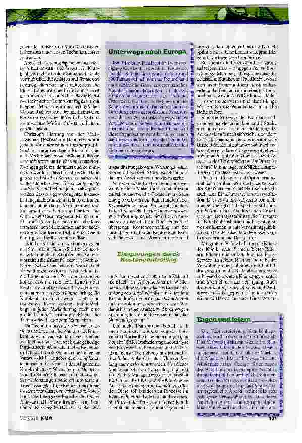 Vorschauseite 2: Vom Technischen Leiter zum Technikmanager