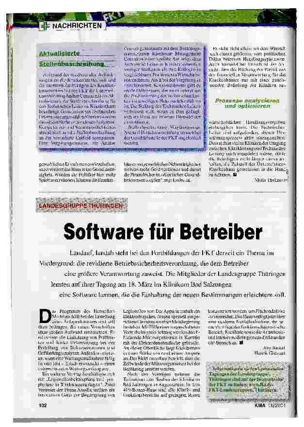 Vorschauseite 3: Vom Technischen Leiter zum Technikmanager
