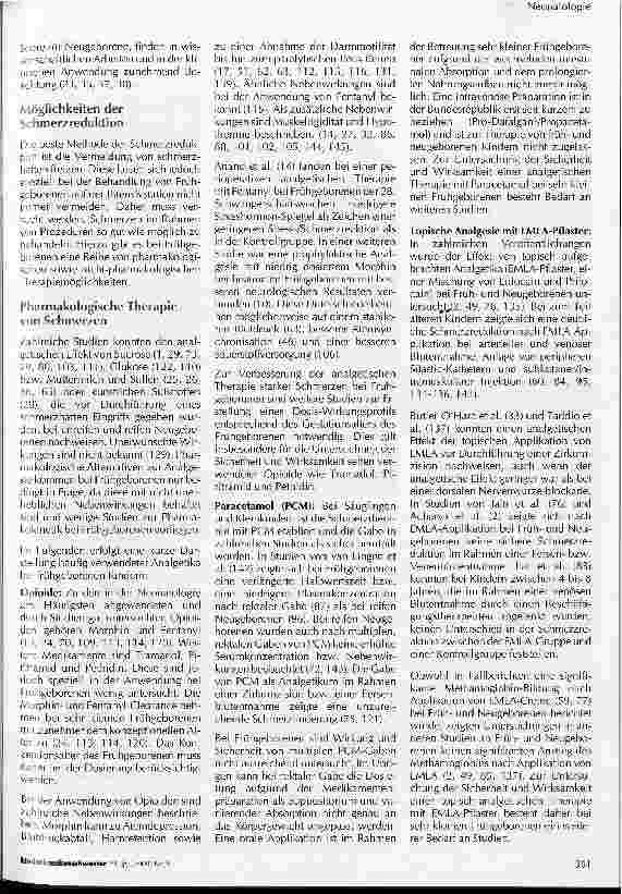 Vorschauseite 2: Schmerz, dessen Therapie und der Einfluss auf die frühkindliche Entwicklung bei frühgeborenen Kindern