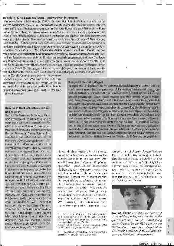 Vorschauseite 3: Warum sollen Heime Öffentlichkeitsarbeit machen?
