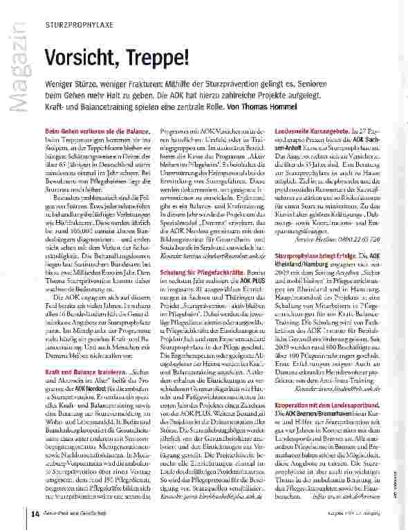Vorschauseite 1: Vorsicht, Treppe!