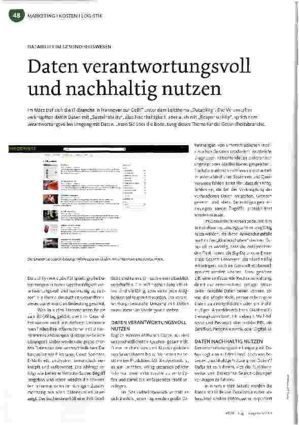 Vorschauseite 1: Daten verantwortungsvoll und nachhaltig nutzen