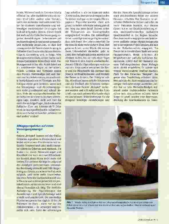 Vorschauseite 2: Physiotherapie in Palliative Care