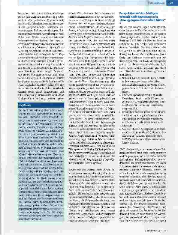Vorschauseite 4: Physiotherapie in Palliative Care