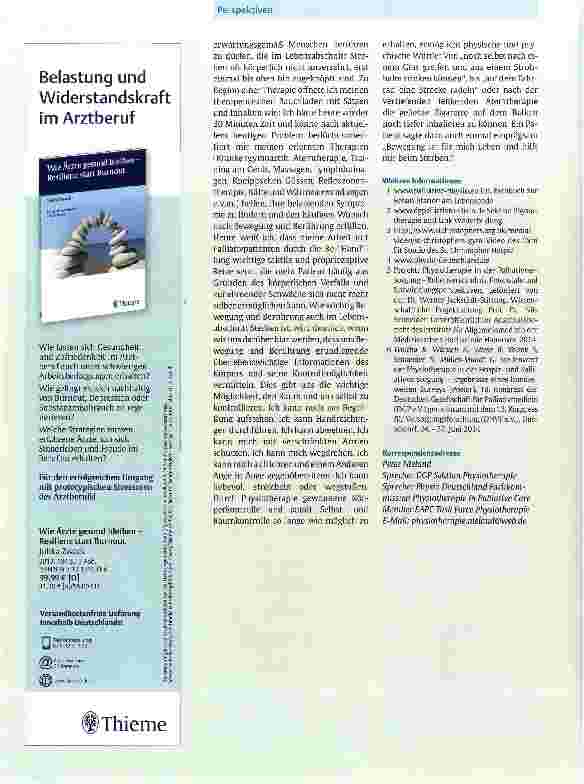 Vorschauseite 5: Physiotherapie in Palliative Care