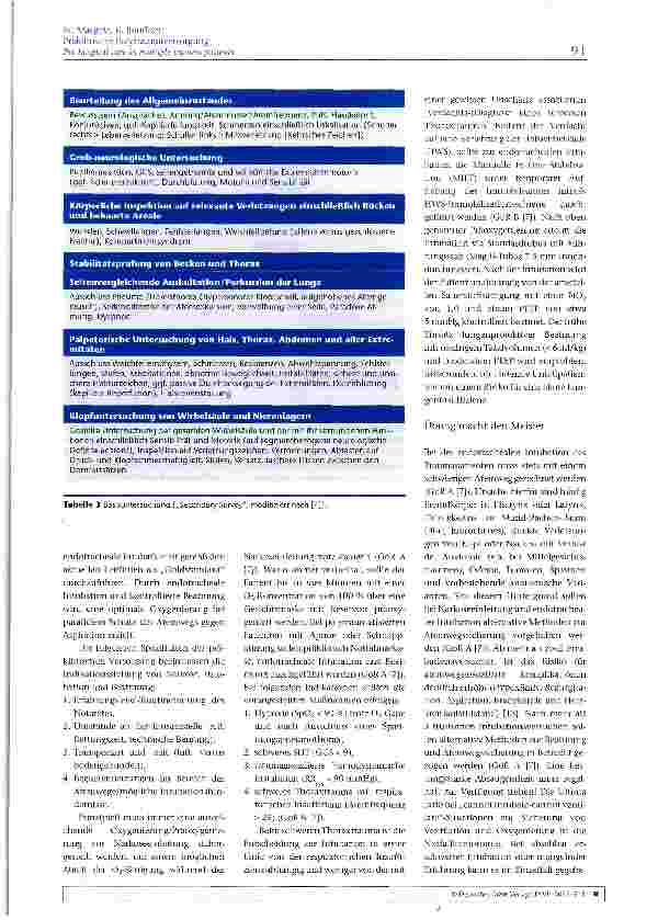 Vorschauseite 6: Präklinische Polytraumaversorgung
