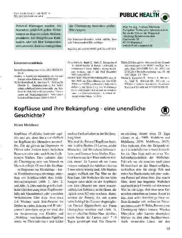 Vorschauseite 3: Verbesserter Schutz vor blutübertragbaren Erregern Umsetzung der europäischen Nadelstichrichtlinie in deutsches Recht abgeschlossen