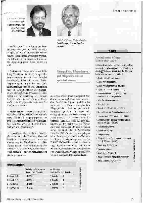 Vorschauseite 2: Qualitätsgemeinschaft auf der Zielgeraden