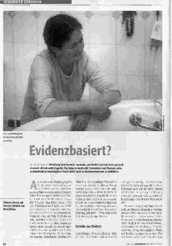 Vorschauseite 1: Evidenzbasiert?