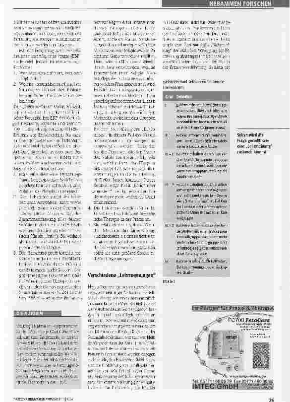 Vorschauseite 2: Evidenzbasiert?