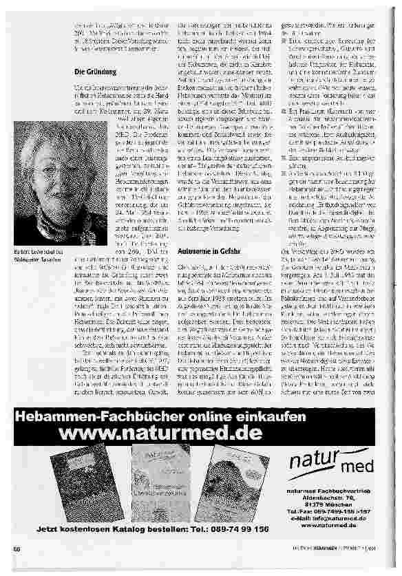 Vorschauseite 2: 20 Jahre BfHD