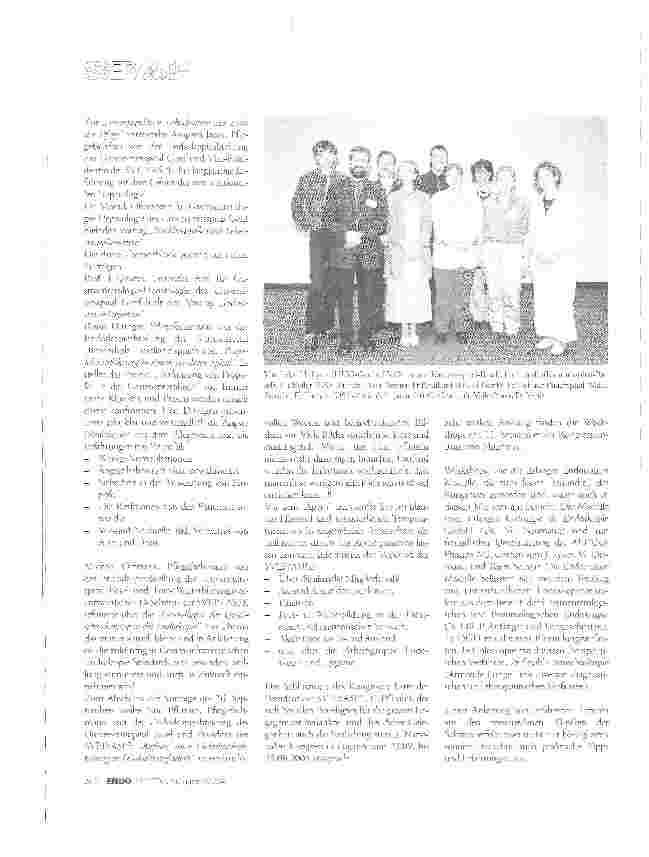 Vorschauseite 2: 2. Nationaler Pflegekongress der Schweizerischen Vereinigung für Endoskopiepersonal / Association Suisse du Personnel-en Endoscopie