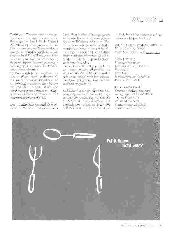 Vorschauseite 3: 2. Nationaler Pflegekongress der Schweizerischen Vereinigung für Endoskopiepersonal / Association Suisse du Personnel-en Endoscopie