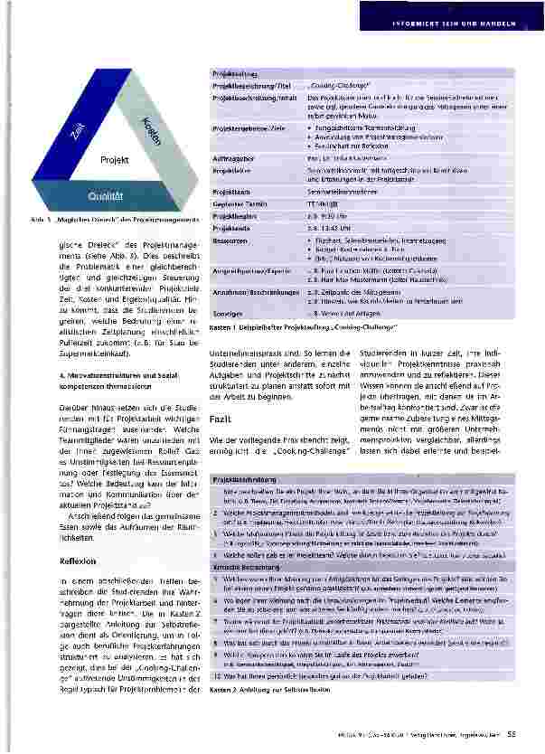 Vorschauseite 3: Mit Bildungshunger und Wissensdurst ins Projektmanagement
