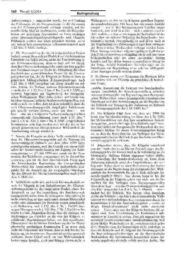 Vorschauseite 2: Verfassungsmäßigkeit einer Präklusion -Melisseblätterextrakt