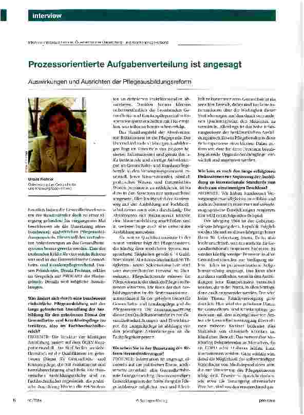 Vorschauseite 1: Prozessorientierte Aufgabenverteilung ist angesagt