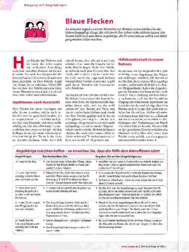 Vorschauseite 1: Blaue Flecken