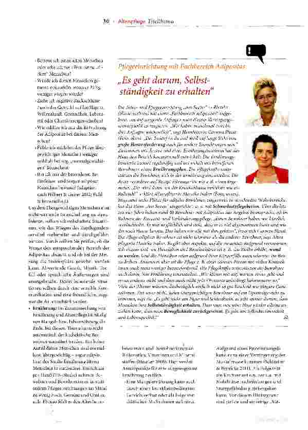 Vorschauseite 2: Passende Pflege bieten