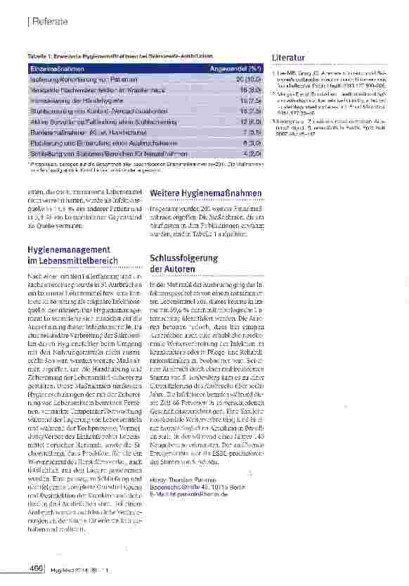 Vorschauseite 2: NosokomialeSa//T7OA?e//a-lnfektionen im Krankenhaus: Welche Hygienemaßnahmen sind effektiv?