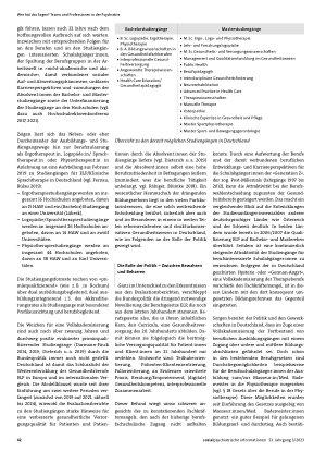 Vorschauseite 3: Therapieberufe Ergotherapie, Logopädie/ Sprachtherapie und Physiotherapie neu denken. Modernisierungsanforderungen für eine zeitgemäße gesundheitliche Versorgung