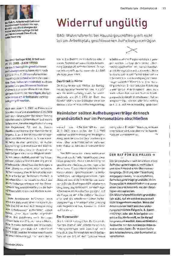 Vorschauseite 1: Widerruf ungültig