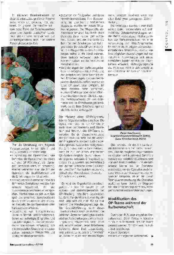 Vorschauseite 2: Reduzierung der Bereitstellungskosten im OPFixkosten den Kapazitätsveränderungen angleichen