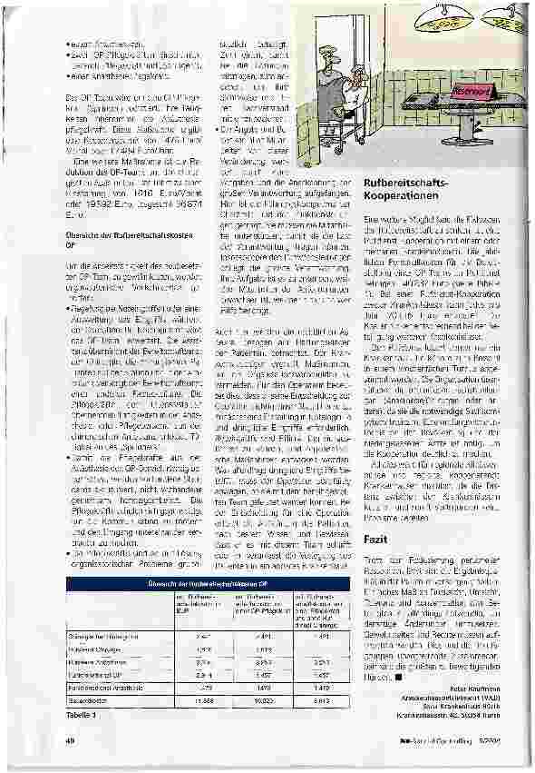 Vorschauseite 3: Reduzierung der Bereitstellungskosten im OPFixkosten den Kapazitätsveränderungen angleichen
