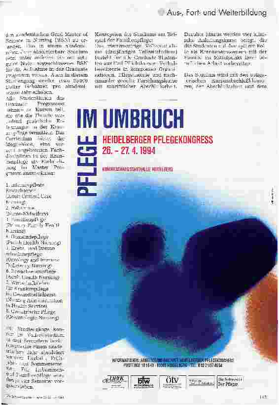 Vorschauseite 3: Bachelor and Master of Science in Nursing Ausbildung an der Fakultät für Krankenpflege der Georgetown Universität in Washington D.C., USA