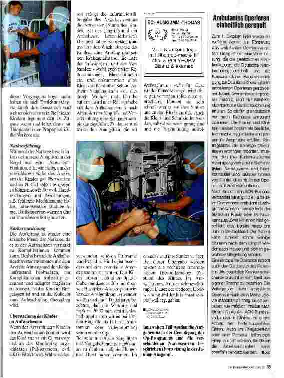 Vorschauseite 2: Aufgaben im Anästhesiebereich Als Krankenschwester in der Anästhesieabteilung