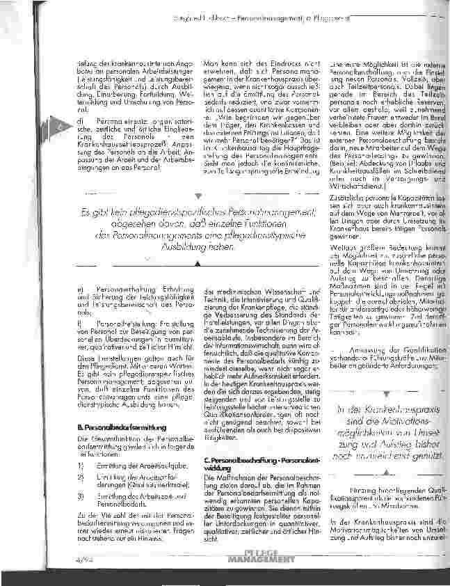 Vorschauseite 2: Personalmanagement im Pflegedienst