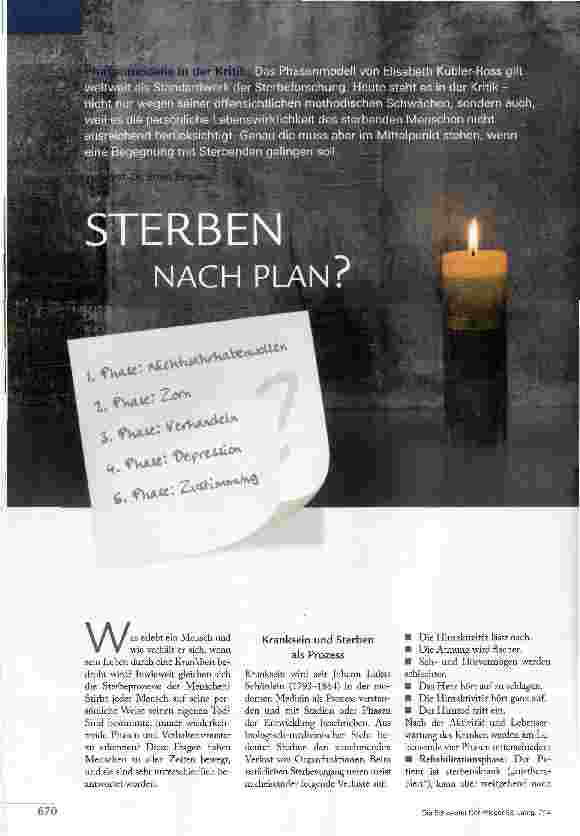 Vorschauseite 1: Sterben nach Plan
