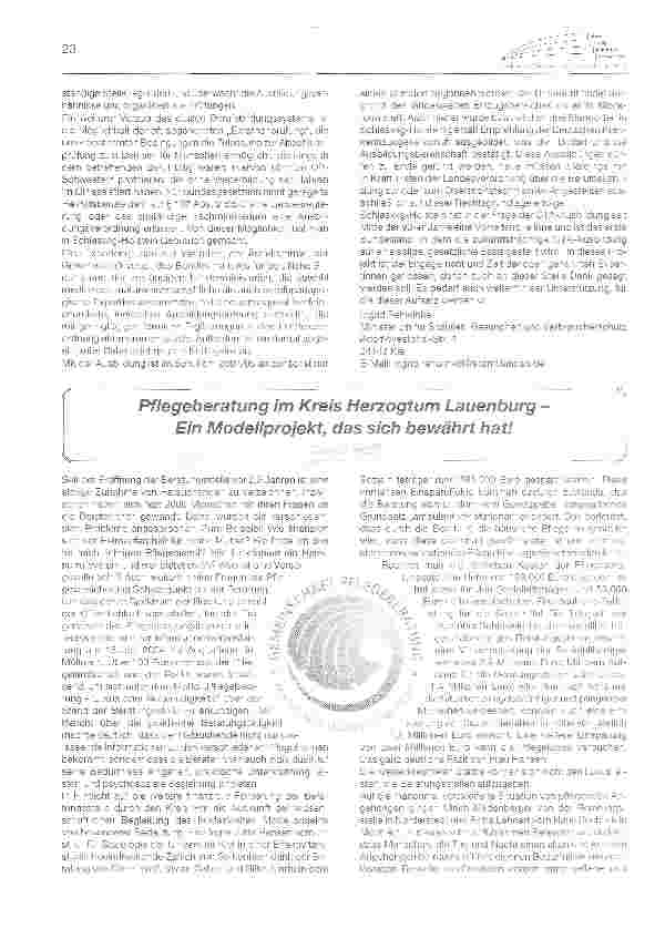 Vorschauseite 1: Patientenvertreter in den Schlichtungsausschüssen der Landeskammern für Heilberufe