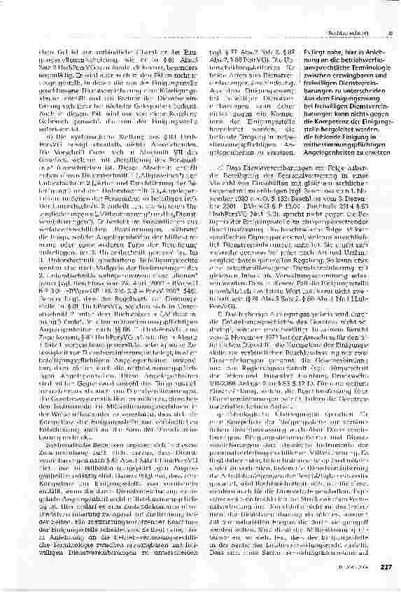 Vorschauseite 5: RechtsprechungZ U M P E R S O N A L V E R T R E T U N C S R E C H T
