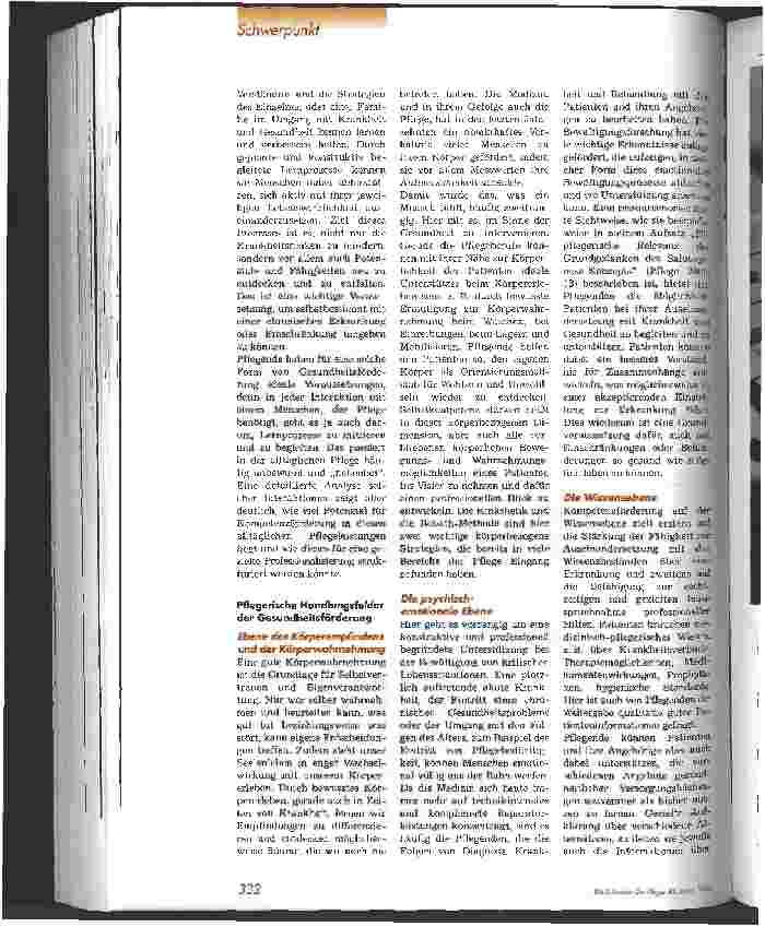 Vorschauseite 3: Pflegerische Handlungsfelder der Gesundheitsförderung Public Health