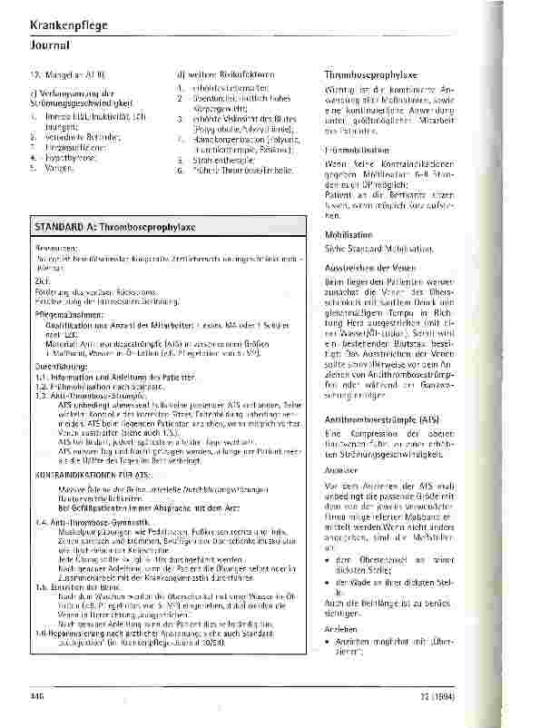 Vorschauseite 2: Thromboseprophylaxe