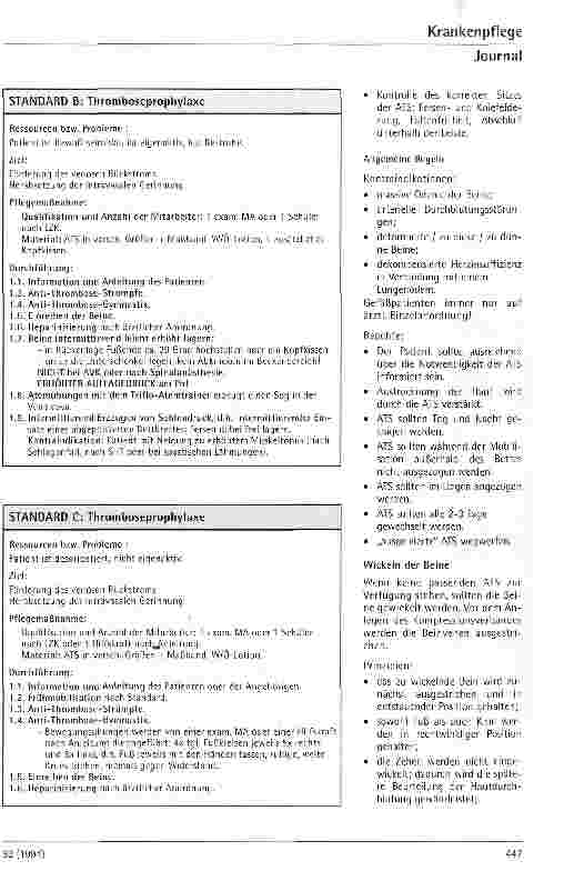 Vorschauseite 3: Thromboseprophylaxe